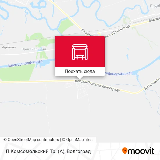 Карта П.Комсомольский Тр. (А)