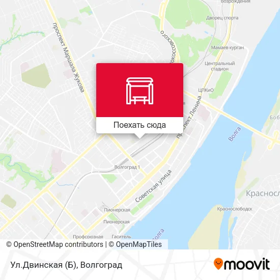 Карта Ул.Двинская (Б)