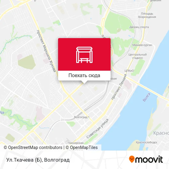 Карта Ул.Ткачева (Б)