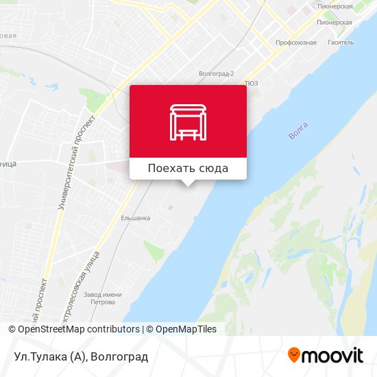 Карта Ул.Тулака (А)