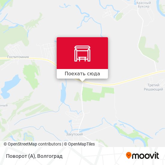 Карта Поворот (А)