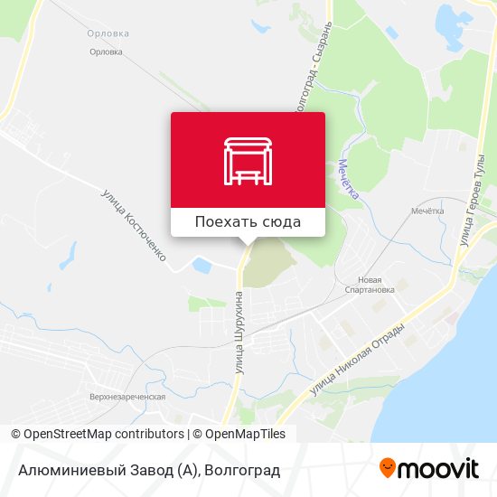 Карта Алюминиевый Завод