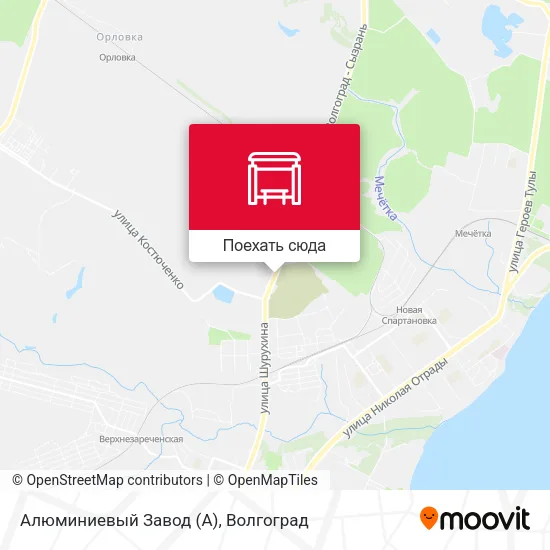 Карта Алюминиевый Завод