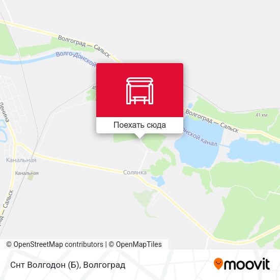 Карта Снт Волгодон (Б)