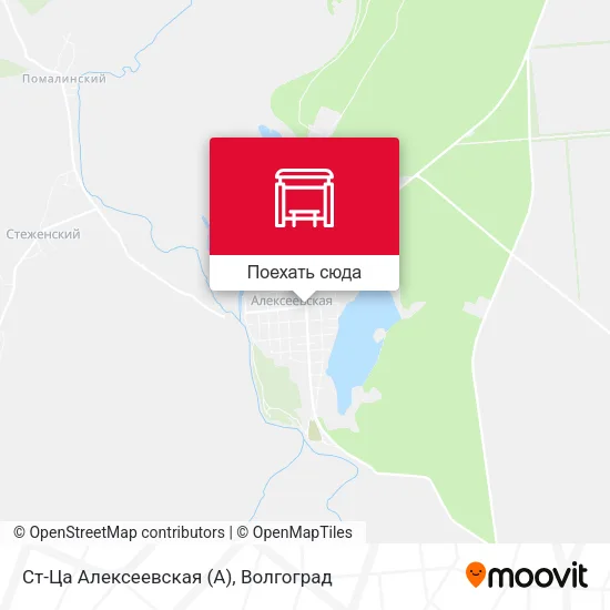 Карта Ст-Ца Алексеевская