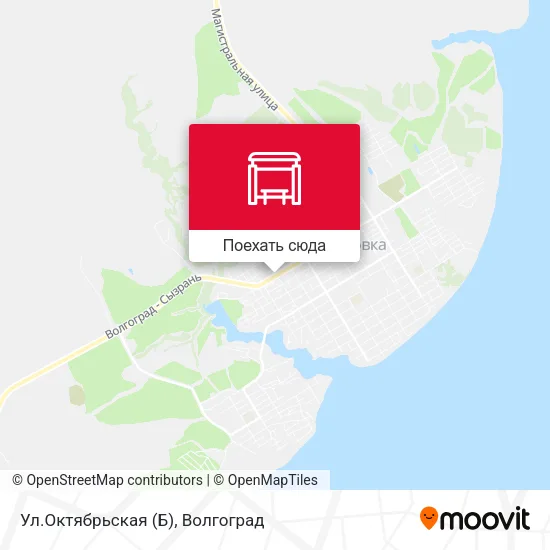 Карта Ул.Октябрьская (Б)