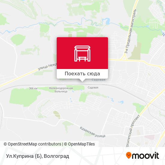 Карта Ул.Куприна (Б)