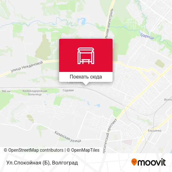 Карта Ул.Спокойная (Б)