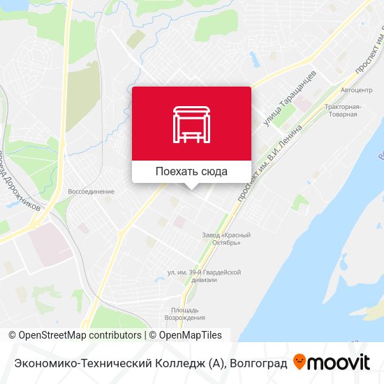 Карта Экономико-Технический Колледж (А)