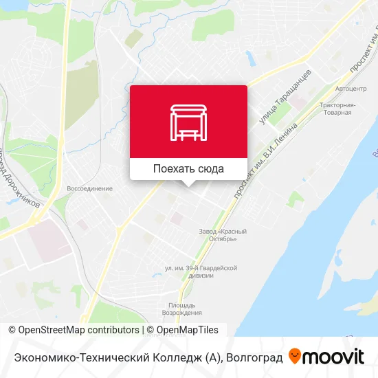 Карта Экономико-Технический Колледж (А)