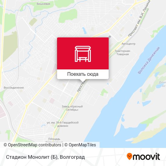 Карта Стадион Монолит (Б)