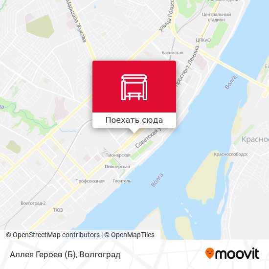 Карта Аллея Героев (Б)