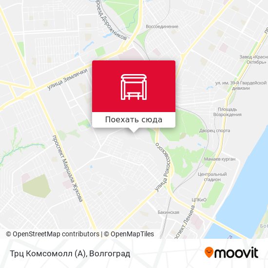 Карта Трц Комсомолл (А)