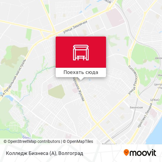 Карта Колледж Бизнеса (А)