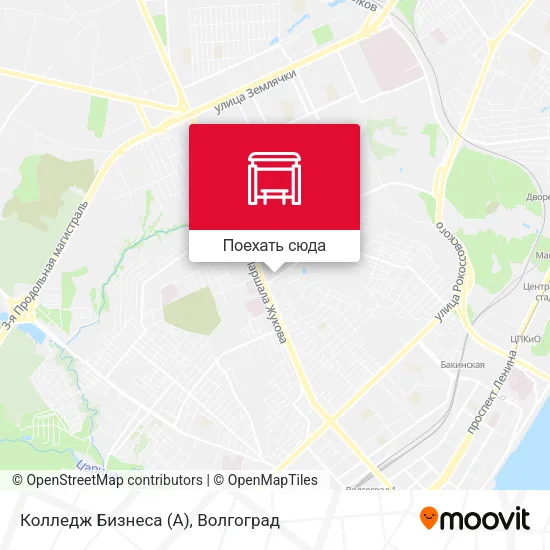 Карта Колледж Бизнеса (А)