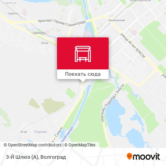 Карта 3-Й Шлюз (А)