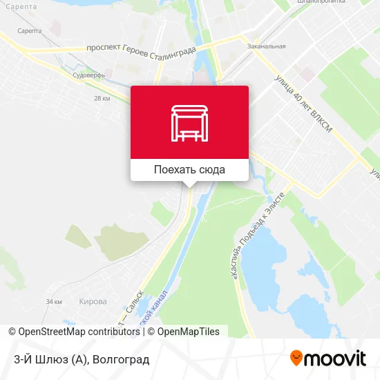 Карта 3-Й Шлюз (А)