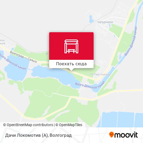 Карта Дачи Локомотив (А)