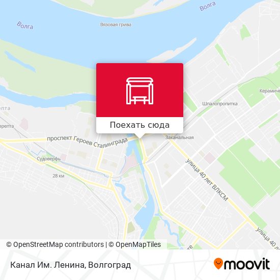 Карта Канал Им. Ленина
