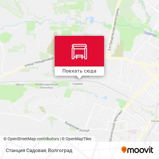 Карта Станция Садовая