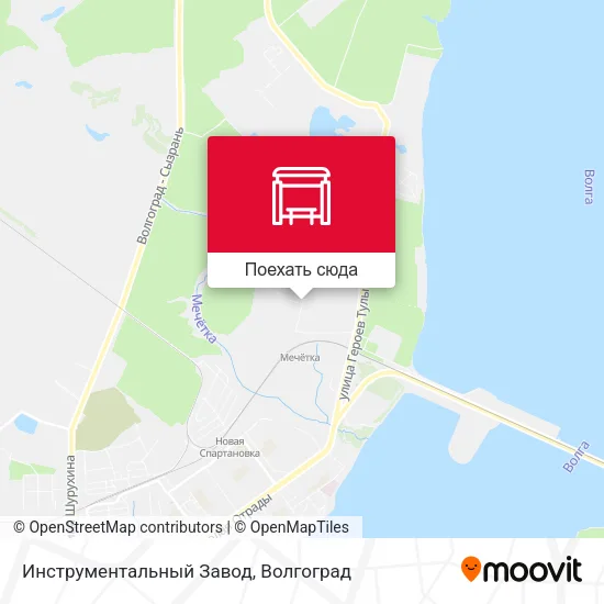 Карта Инструментальный Завод
