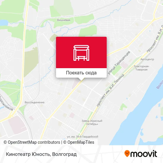 Карта Кинотеатр Юность