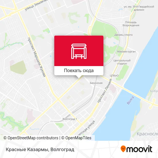 Карта Красные Казармы