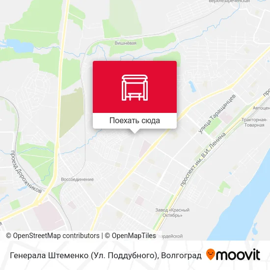 Карта Генерала Штеменко (Ул. Поддубного)