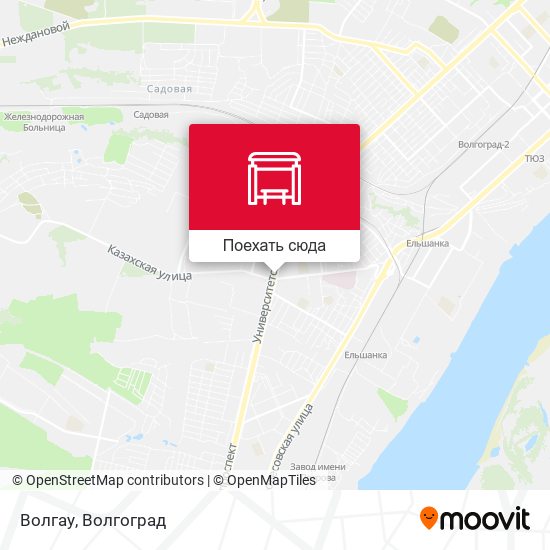 Карта Волгау
