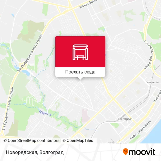 Карта Новорядская