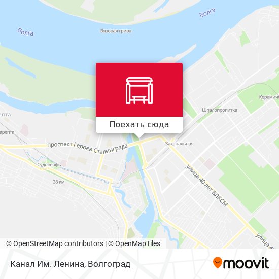 Карта Канал Им. Ленина