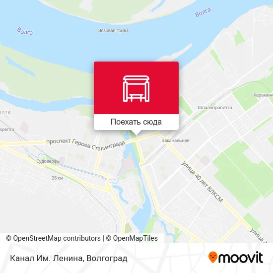 Карта Канал Им. Ленина