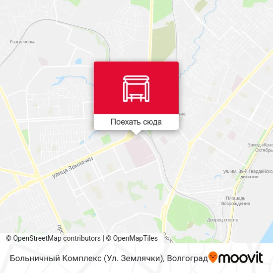 Карта Больничный Комплекс (Ул. Землячки)