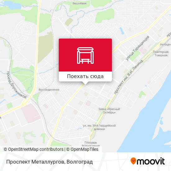 Карта Проспект Металлургов