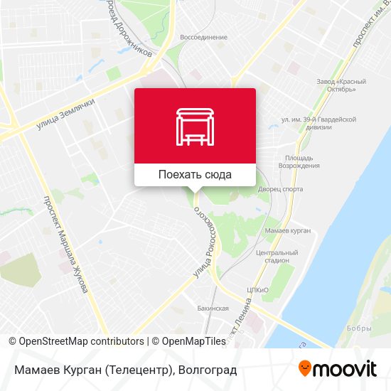 Карта Мамаев Курган (Телецентр)