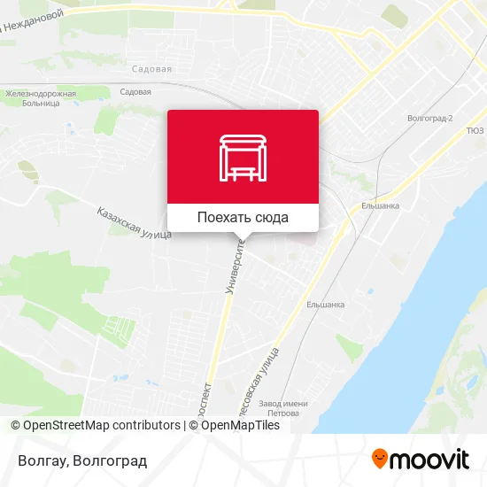 Карта Волгау
