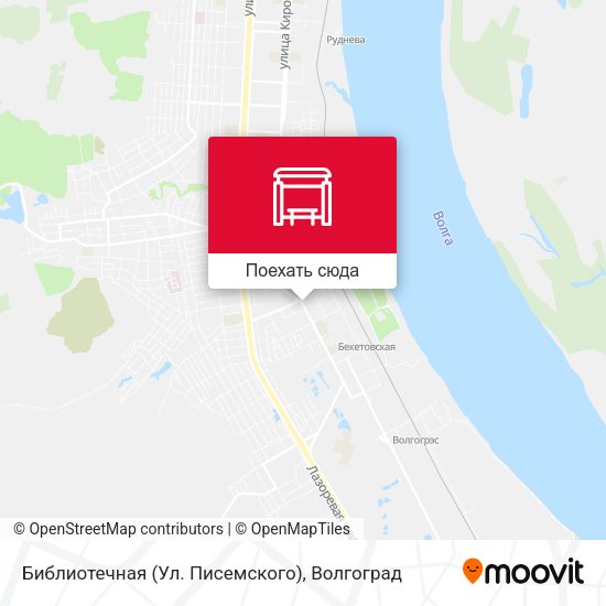 Карта Библиотечная (Ул. Писемского)