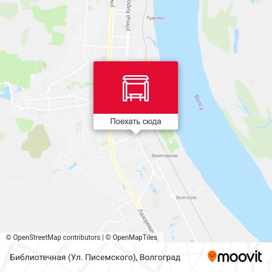 Карта Библиотечная (Ул. Писемского)