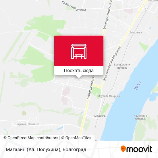 Карта Магазин (Ул. Полухина)