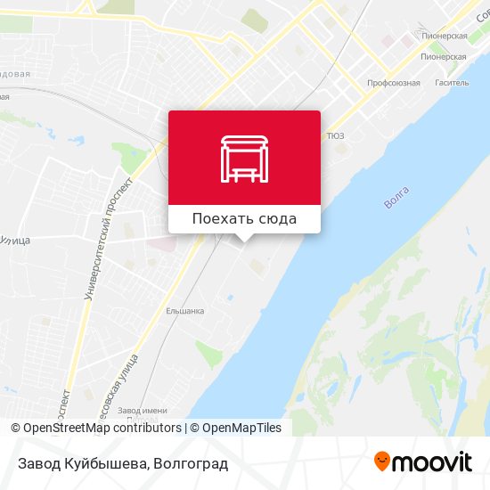 Карта Завод Куйбышева