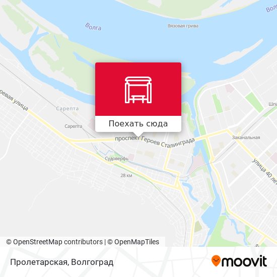 Карта Пролетарская