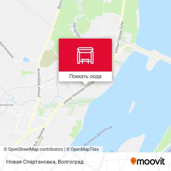 Карта Новая Спартановка