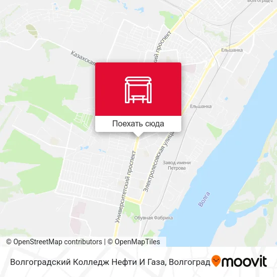 Карта Волгоградский Колледж Нефти И Газа
