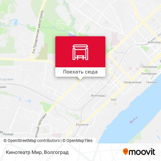 Карта Кинотеатр Мир