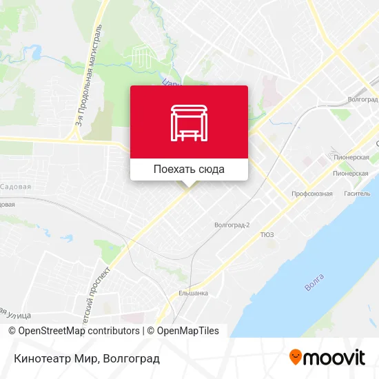 Карта Кинотеатр Мир
