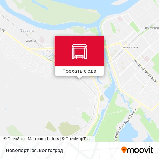 Карта Новопортная