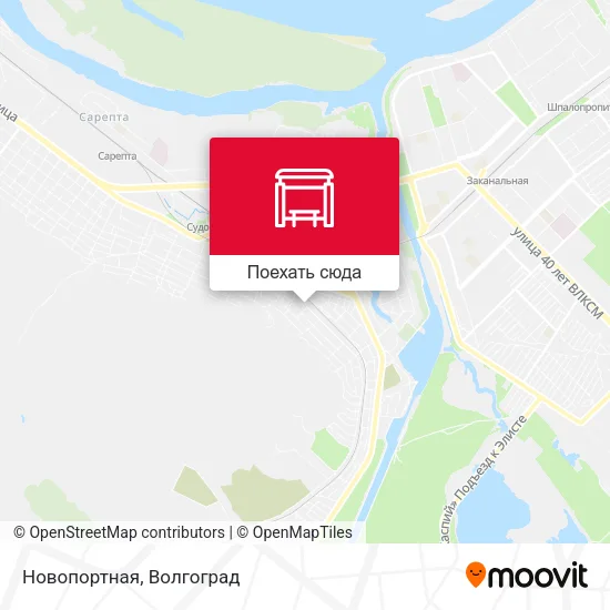 Карта Новопортная
