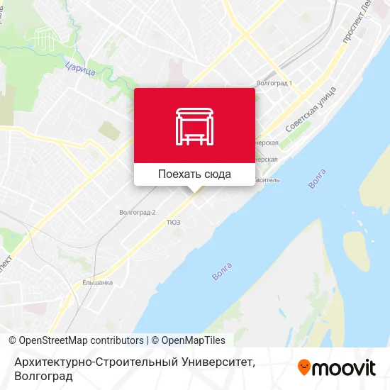 Карта Архитектурно-Строительный Университет