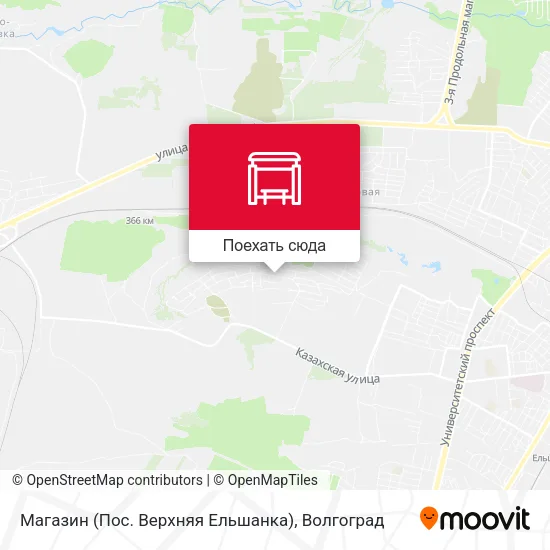 Карта Магазин (Пос. Верхняя Ельшанка)