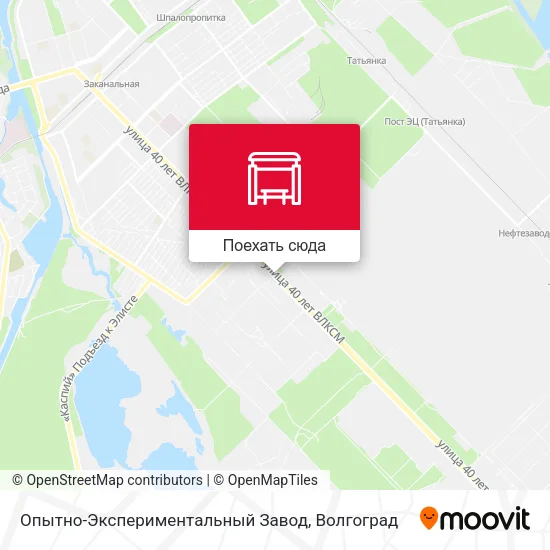 Карта Опытно-Экспериментальный Завод